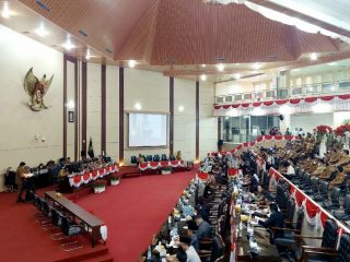 Suasana Rapat Paripurna DPRD Medan