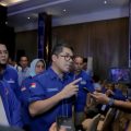 Ketua DPD Partai Demokrat Sumut, M Lokot Nasution berbicara pada wartawan belum lama ini.