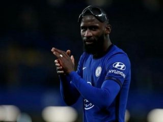 Antonio Rudiger saat berkostum Chelsea