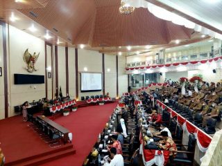 Kegiatan Sidang Paripurna DPRD Medan, Senin (6/6/2022)