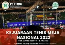Meski tidak pernah mendapatkan dukungan dari Kemenpora, Pengurus Pusat Persatuan Tenis Meja Seluruh Indonesia (PP PTMSI) menggelar kejuaraan nasional (Kejurnas) dengan hadiah Rp500 juta.