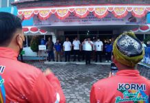 Kontingen Provinsi Sumatera Utara yang bertanding di Festival Olahraga Nasional (FORNAS) VI Palembang, sudah tiba di Sumatera Selatan, Kamis (30/6/2022)