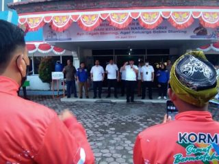 Kontingen Provinsi Sumatera Utara yang bertanding di Festival Olahraga Nasional (FORNAS) VI Palembang, sudah tiba di Sumatera Selatan, Kamis (30/6/2022)
