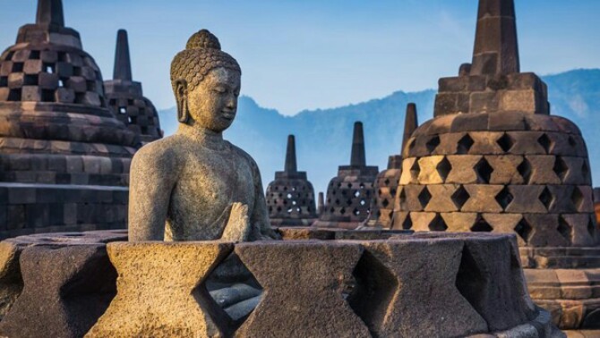 Ilustrasi Candi Borobudur