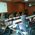 Suasana Rapat Anggota Komisi III DPRD Medan dengan Kepala Dinas Pariwisata Kota Medan, Senin (4/7/2022)