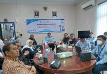 Suasana pertemuan Anggota Komisi I DPRD Medan dengan pejabat Kantor Imigrasi Kelas I Polonia, Senin (4/7/2022)