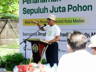 Menko PMK, Muhadjir Effendy saat memberikan sambutan