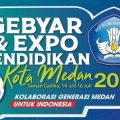 Gebyar dan Expo Pendidikan akan digelar selama tiga hari (14 sampai 16 Juli 2022) di Lapangan Cadika, Medan