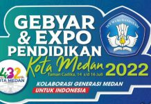 Gebyar dan Expo Pendidikan akan digelar selama tiga hari (14 sampai 16 Juli 2022) di Lapangan Cadika, Medan