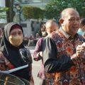 Plt Bupati Langkat, Syah Afandin bersama istri menghadiri Peringatan Harganas di Lapangan Merdeka Medan, Kamis (7/7/2022)