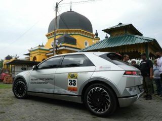 Peserta rally ketika berada di Masjid Raya Al Osmani, Medan Labuhan