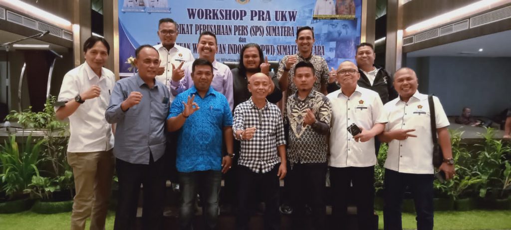 Sebanyak 141 wartawan di Sumatera Utara (Sumut) mengikuti ujian menjadi anggota Persatuan Wartawan Indonesia (PWI) di Le Polonia Hotel & Covertion, Jalan Sudirman Medan, Kamis (28/7/2022).