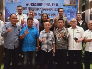 Sebanyak 141 wartawan di Sumatera Utara (Sumut) mengikuti ujian menjadi anggota Persatuan Wartawan Indonesia (PWI) di Le Polonia Hotel & Covertion, Jalan Sudirman Medan, Kamis (28/7/2022).