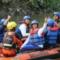 Salah satu peserta Medan Rafting Champions Series II