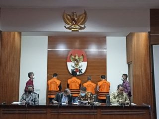 Konferensi Pers KPK usai menetapkan Rektor Unila sebagai tersangka suap ujian masuk jalur mandiri