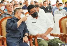 Walikota Medan saat berbincang dengan Ketua LKPP