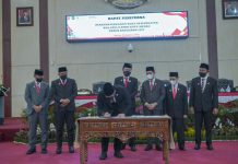 Walikota Medan, Bobby Nasution menandatangani nota kesepakatan KUA PPAS P-APBD Kota Medan 2022