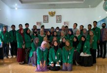 Penutupan kegiatan KKN Mahasiswa UINSU di Aula Kantor Desa Tandem Hulu 1 Kecamatan Hamparan Perak Kabupaten Deliserdang, Kamis (18/8/2022).