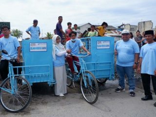 Lapangan Masjid Al Aqobah Belawan, giat yang diinisiasi oleh Lembaga Masyarakat bersama pihak Pelindo serta didukung dari jajaran Pemerintah Kota Medan.