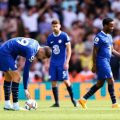 Pemain Chelsea terlihat lesu usai dikalahkan para pemain Leeds United