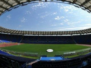 Stadion Olimpico, tempat digelarnya laga Lazio v Napoli, Minggu dinihari (4/9/2022)