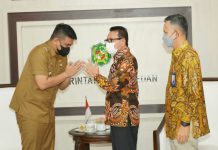 Walikota Medan, Bobby Nasution saat menerima kunjungan perwakilan Kementerian Investasi/ Badan Koordinasi Penanaman Modal (BKPM) RI, Selasa (6/9/2022)