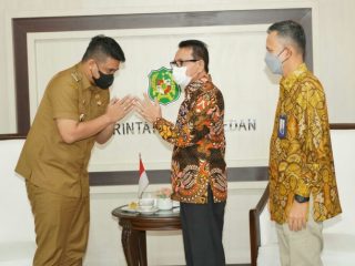 Walikota Medan, Bobby Nasution saat menerima kunjungan perwakilan Kementerian Investasi/ Badan Koordinasi Penanaman Modal (BKPM) RI, Selasa (6/9/2022)