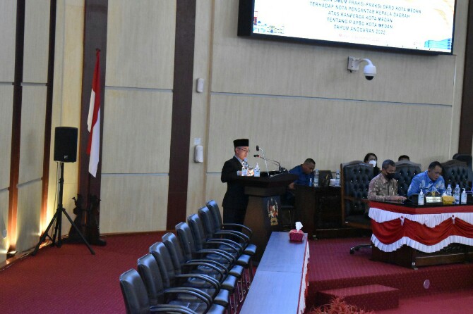 Juru bicara Fraksi Partai Keadilan Sejahtera (FPKS) DPRD Medan, Irwansyah mempertanyakan sejumlah capaian program Pemko Medan di 2022.