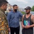 Walikota Medan, Bobby Nasution memarahi juru parkir bertato di kawasan Jalan Dr Mansyur, Minggu (11/9/2022).