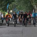 Plt Bupati Langkat, Syah Afandin bersama Pengurus FKPPI Langkat gowes bersama