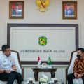 Walikota Medan, Bobby Afif Nasution ketika bertemu Ketua DPD REI Kota Medan, Andi Atmoko di Balai Kota Medan, Rabu (14/9/2022)