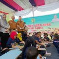 Dinas Sosial (Dinsos) Kota Medan melaksanakan kegiatan Pembinaan Anak-anak di luar Panti dengan tema 'Anak Terlindungi, Indonesia Maju' yang digelar di Kelurahan Amplas, Medan Amplas, Kamis (15/9).