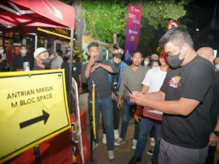 Walikota Medan, Bobby Nasution saat di M Blok Atrium