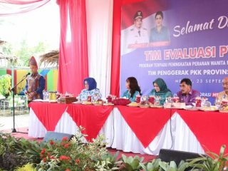 Kelurahan Medan Tenggara, Kecamatan Medan Denai mewakili Kota Medan dalam rangka evaluasi elurahan percontohan Program Terpadu Peningkatan Peranan Wanita Menuju Keluarga Sehat Sejahtera (PT.P2W-KSS).