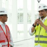 Menhub,Budi Karya Sumadi bersama Walikota Medan, Bobby Nasution di Terminal Amplas