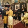Mantan Walikota Medan, H Abdillah SE Ak dianugerahi gelar Datuk Setia Wira Negara dari Kesultanan Deli di Istana Maimun, Minggu (2/10)