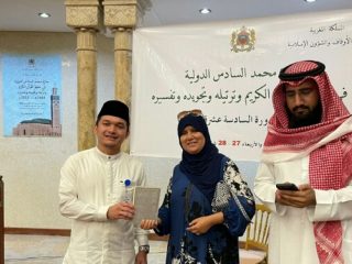 Hafiz asal Medan, Sumatera Utara, Farhan Muhammadi menyabet Juara 1 Cabang Hafalan 5 Juz dan Tilawah pada MTQ Internasional di Maroko