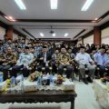 Gubernur Sumatera Utara (Sumut) Edy Rahmayadi melepas keberangkatan Kafilah Provinsi Sumut untuk mengikuti Musabaqah Tilawatil Quran (MTQ) Nasional XXIX 2022 di Banjarmasin, Kalimantan Selatan (Kalsel), di Mess Pemprov Sumut, Jalan Jambu Nomor 29, Jakarta, Minggu (9/10).(diskominfo/kaldera)