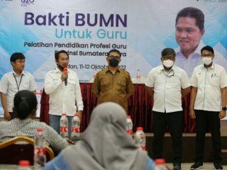 PT Indonesia Asahan Aluminium (Inalum) persero menunjukkan komitmen dalam mendukung dunia pendidikan di Sumatera Utara