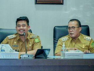 Bobby nasution didampingi Wakil Wali Kota H Aulia Rachman