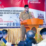 Walikota Medan, Bobby Nasution mengajak seluruh tokoh dan organisasi agama yang ada di Kota Medan berkolaborasi dengan senantiasa menjaga kerukunan antar umat beragama