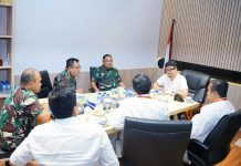Danlantamal l Belawan Laksamana Pertama TNI Johanes Djanarko Wibowo menyampaikan, pihaknya siap berkolaborasi dengan Pemko Medan dalam mengatasi persoalan banjir rob di Belawan.