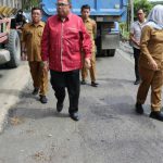 Ketua DPRD Sumatera Utara, Baskami Ginting kembali meninjau proyek peningkatan infrastruktur Sumut.