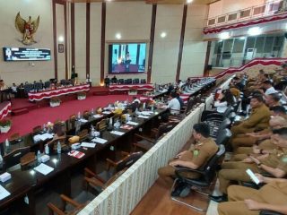 Suasana Sidang Paripurna DPRD Medan terkait renperda perlindungan anak