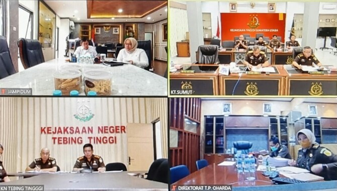 Kejaksaan Tinggi Sumatera Utara (Kejati Sumut) kembali menghentikan penuntutan 3 tersangka tindak pidana melanggar pasal Pasal 480 ayat (1) KUHPidana dengan pendekatan keadilan restoratif atau restorative justice.