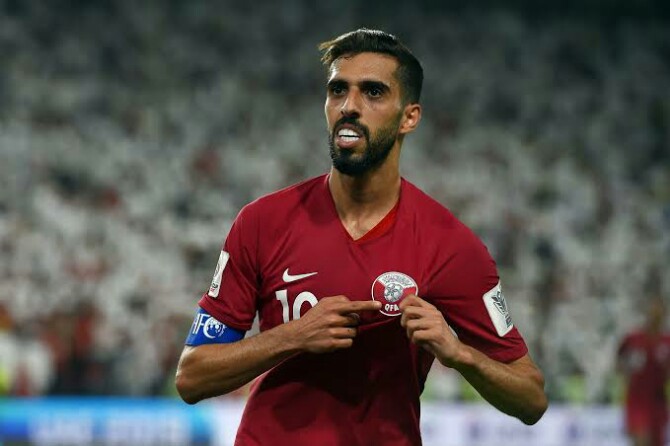 Hassan Al Haydos salah satu pemain kunci Qatar di Piala Dunia 2022