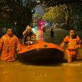 Banjir yang melanda Kota Medan beberapa hari lalu. Pemko Medan tahun depan berencana membangun kolam retensi guna mencegah banjir
