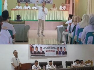 Dalam Rapat Koordinasi Daerah (Rakorda) di Tapanuli Bagian Selatan (Tabagsel) H Gus Irawan Pasaribu sebagai ketua partai Gerakan indonesia raya (Gerindra)