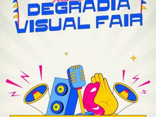 Mahasiswa jurusan desain grafis Polimedia Medan gelar Degradia Visual Fair di Gedung Amaliun Convention Hall, Sabtu (3/12/2022).