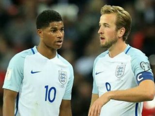 M Rashford dan Kane masih menjadi andalan timnas Inggris di lini depan saat menghadapi Senegal di Stadion Al Bayt, Senin (5/12/2022). (Foto:Google)